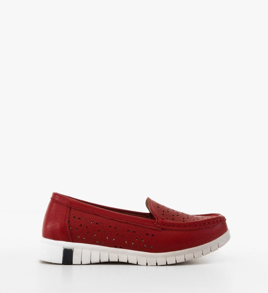 Espadrile dama Skrell Rosii - 5 | YEO