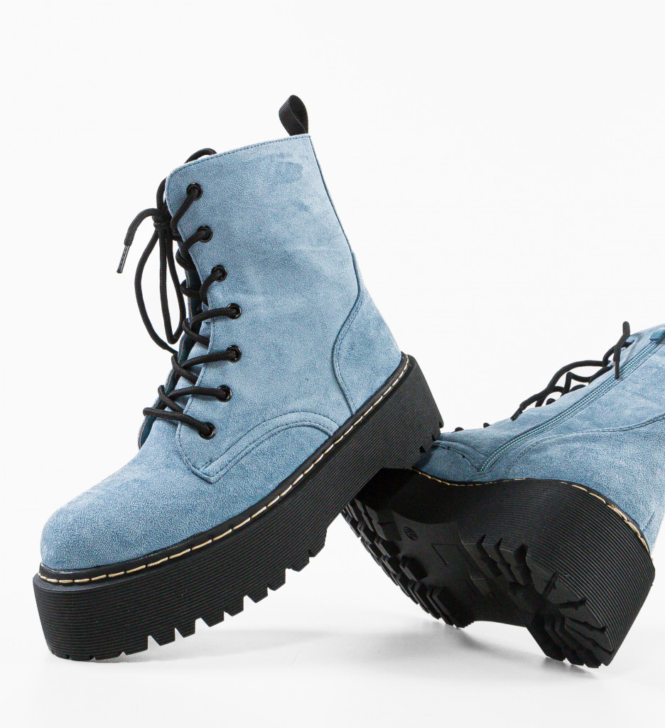 Poze Ghete dama Hazel Albastre DePurtat