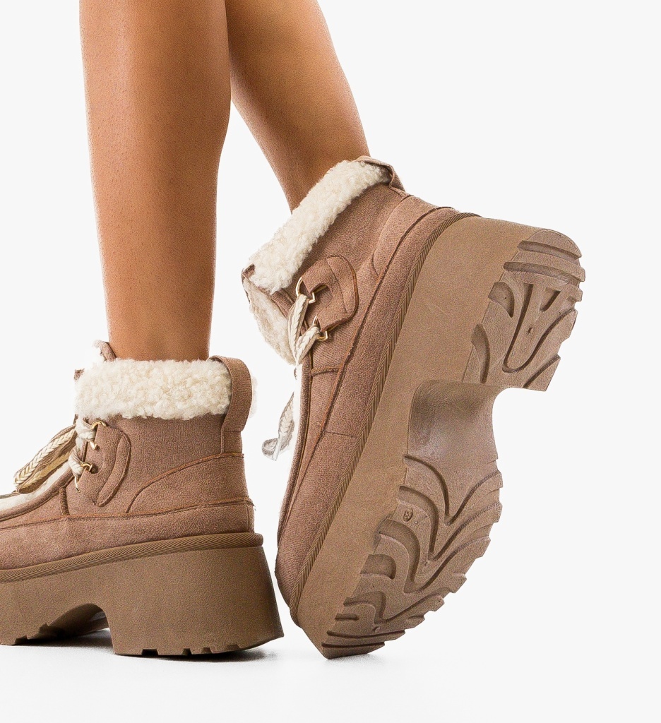 Ghete dama Yetty Camel - 3 | YEO