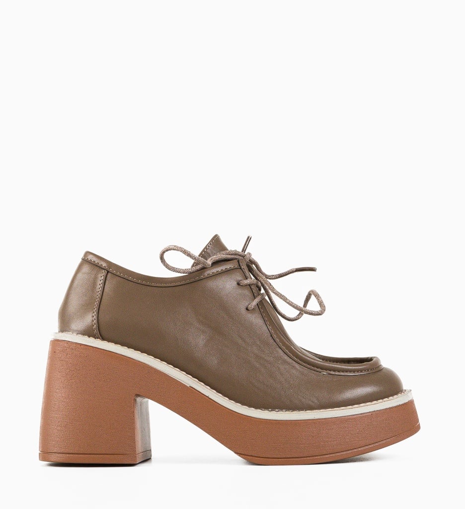 Pantofi Casual Aylmer Khaki - 5 | YEO