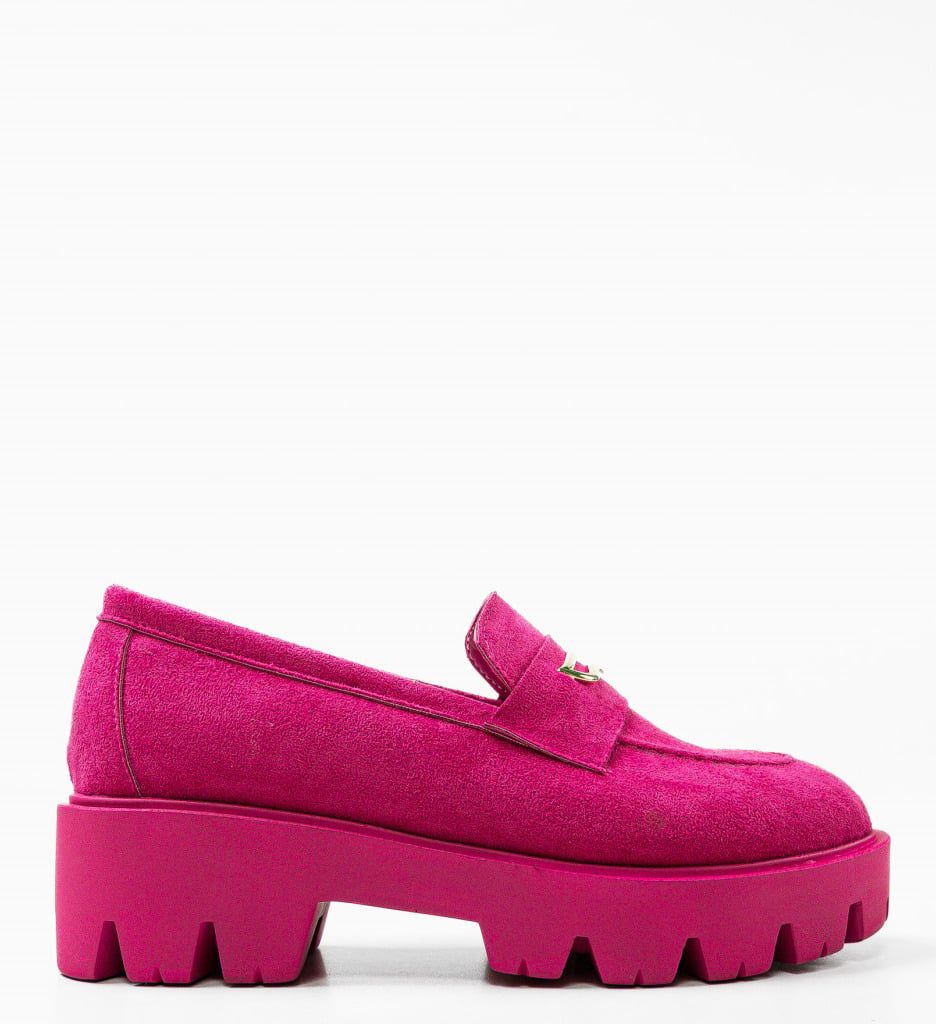 Pantofi Casual Beikrols Fuchsia - 3 | YEO