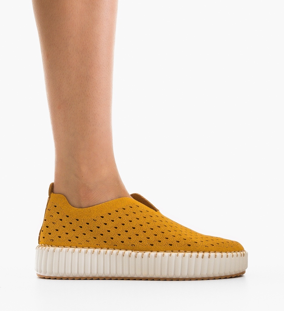 Pantofi Casual Berrt Camel - 5 | YEO