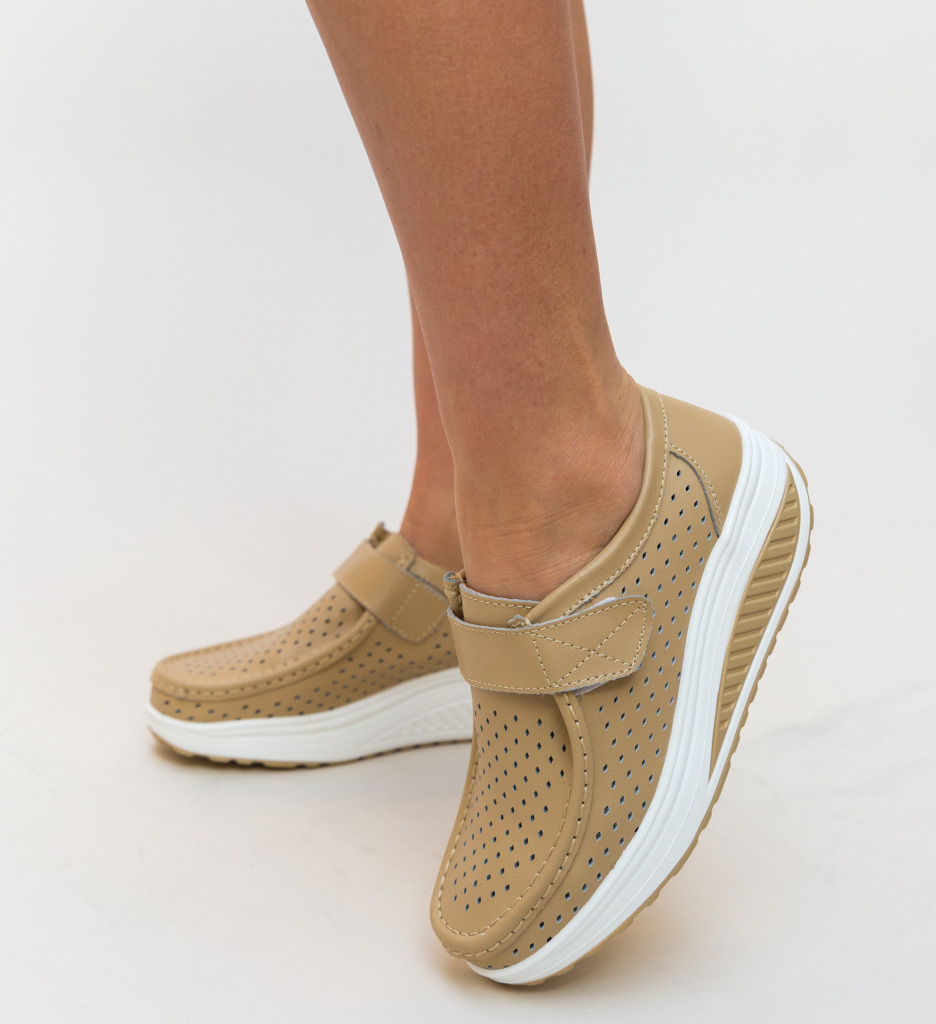 Pantofi Casual Bozta Bej - 1 | YEO