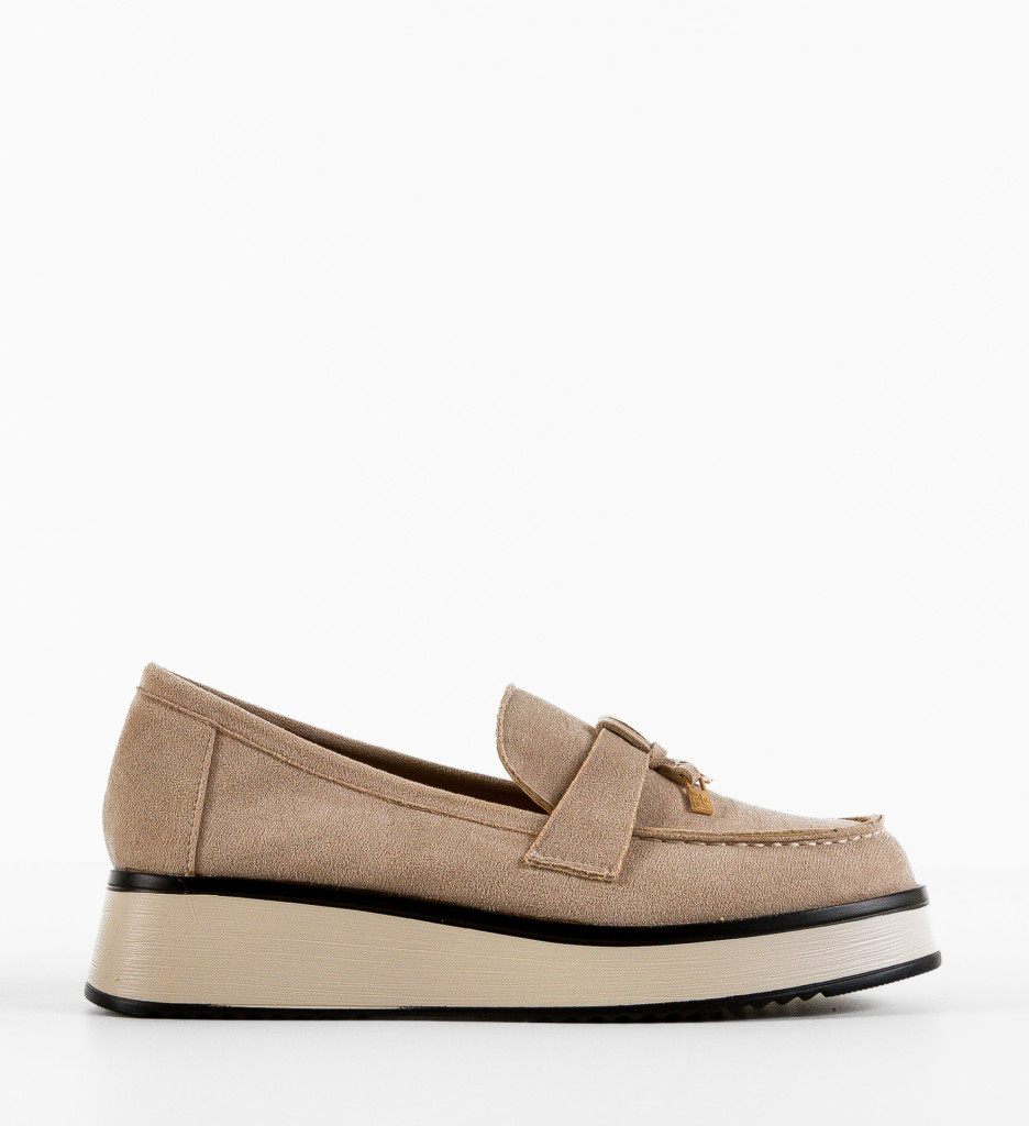 Pantofi Casual Cabrera Bej - 3 | YEO