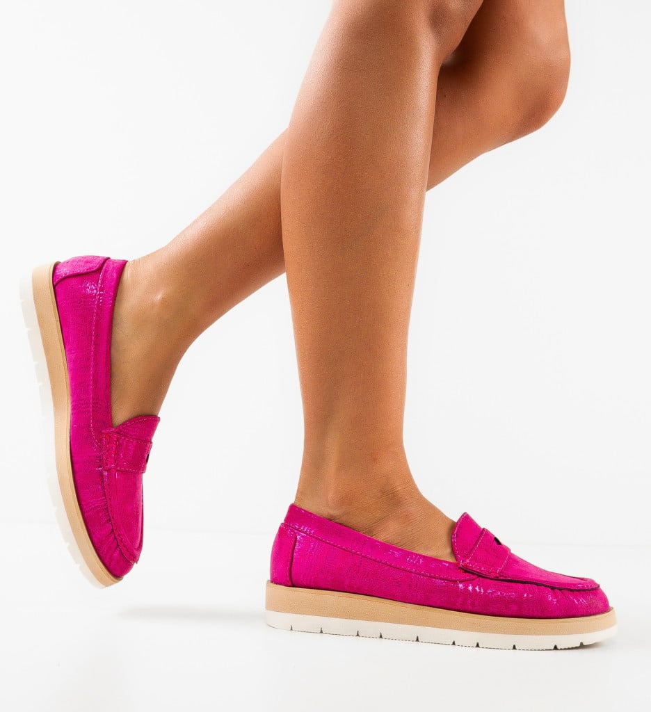 Pantofi Casual dama Eliana Fuchsia - 1 | YEO