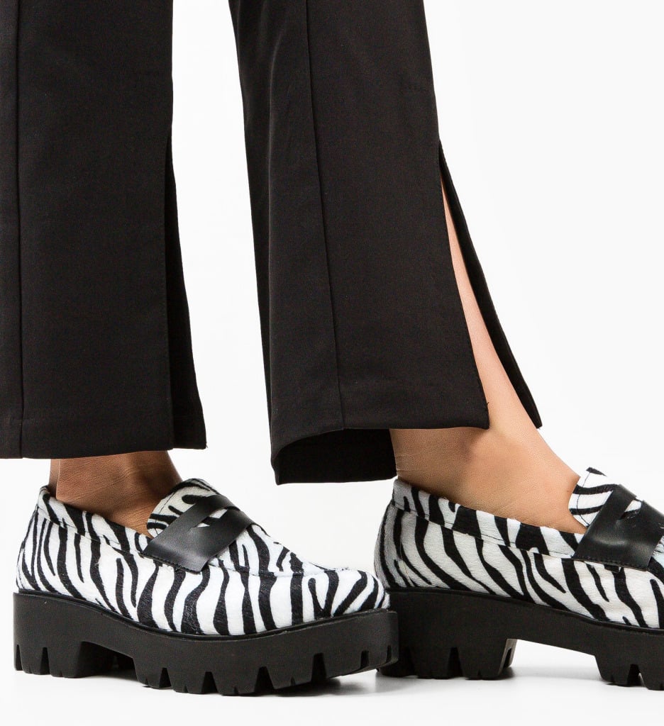 Pantofi Casual dama Kardy Zebra - 2 | YEO