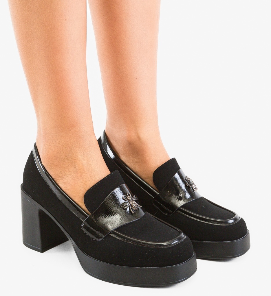 Pantofi Casual Diamus Negri 3