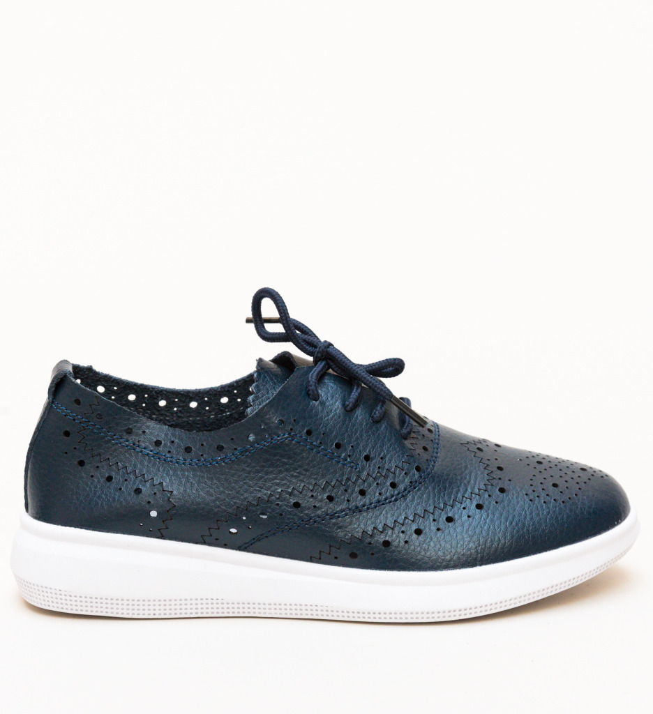 Pantofi Casual Indigo Bleumarin - 3 | YEO