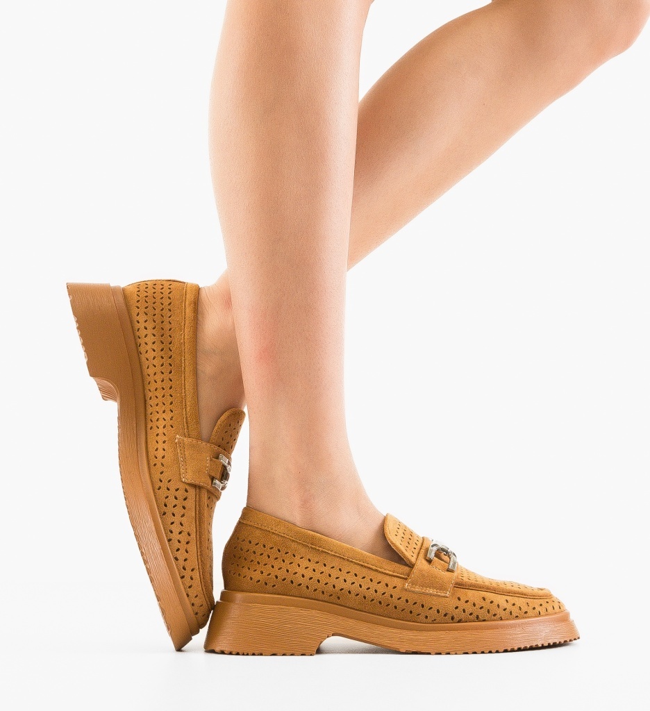 Pantofi Casual Irry Camel