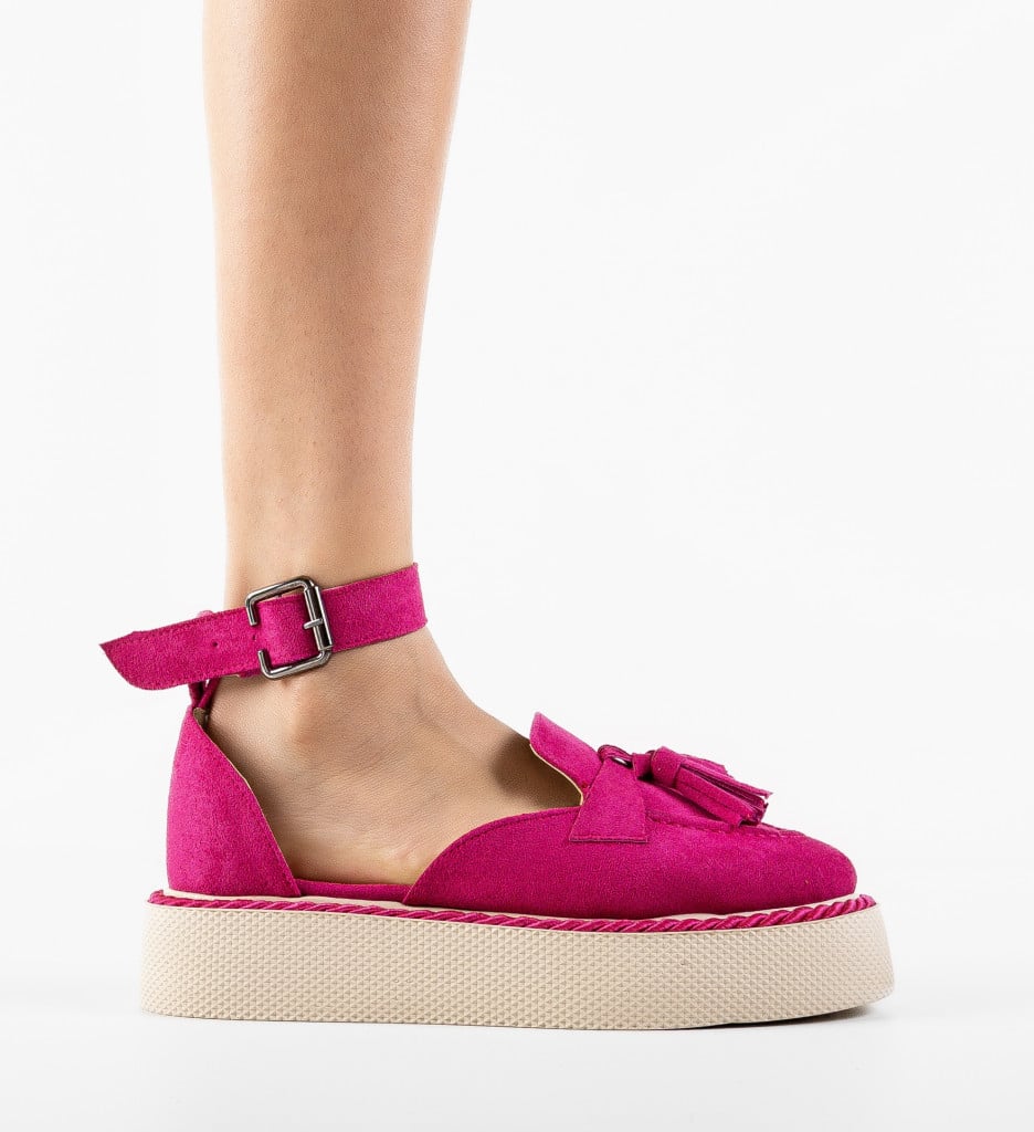 Pantofi Casual Kalin Fuchsia - 3 | YEO