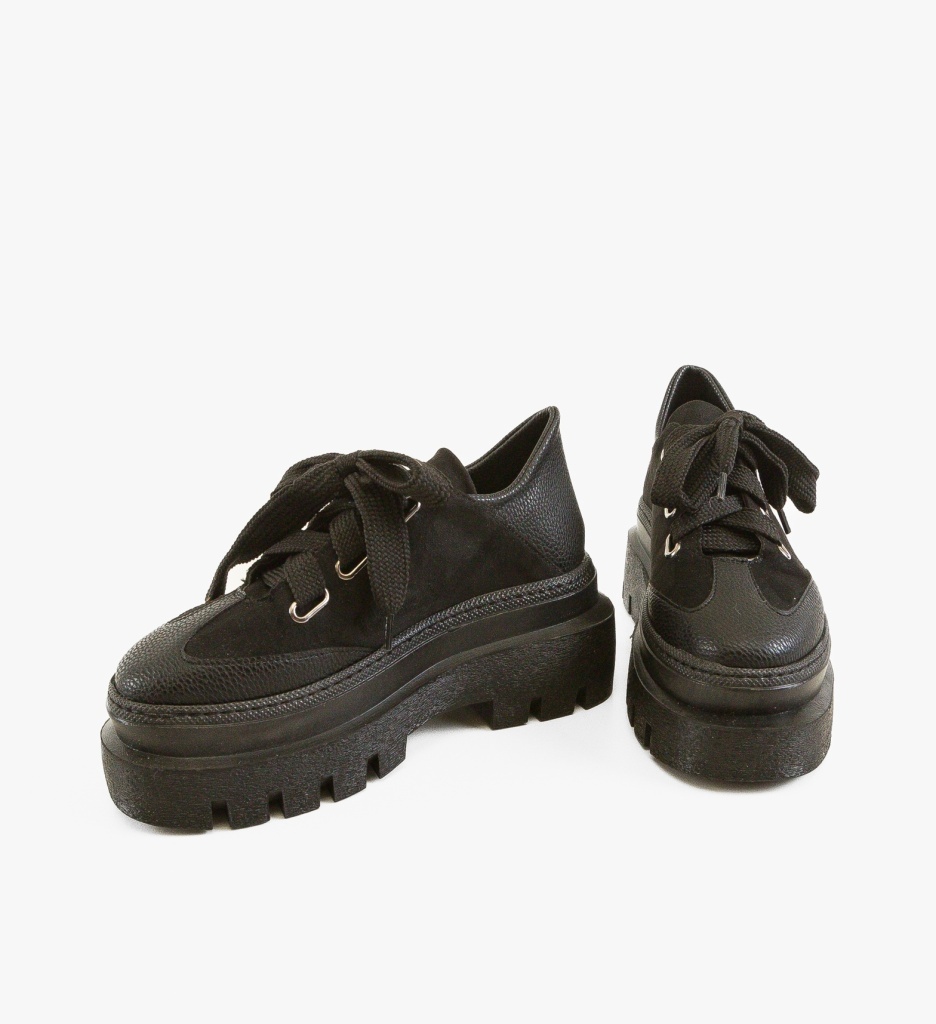 Pantofi Casual Kandre Negri - 2 | YEO