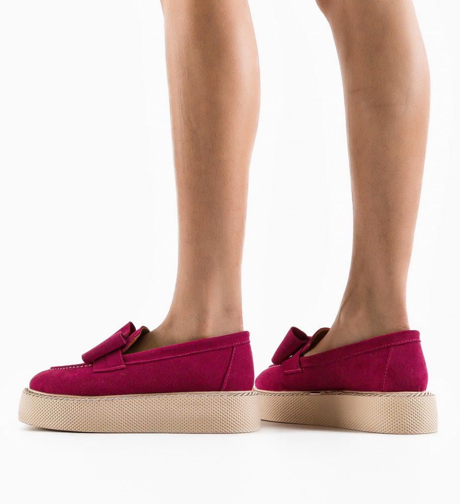 Pantofi Casual Kivu Fuchsia - 1 | YEO