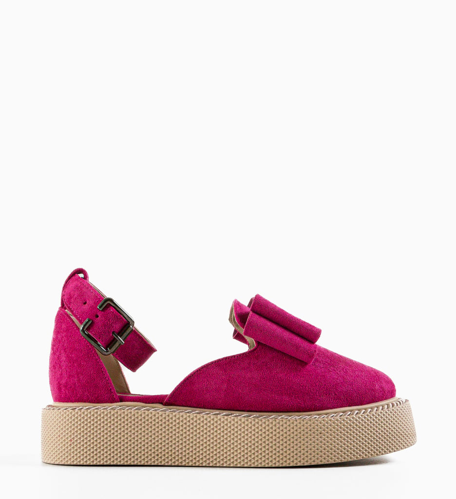 Pantofi Casual Marbo Fuchsia - 4 | YEO