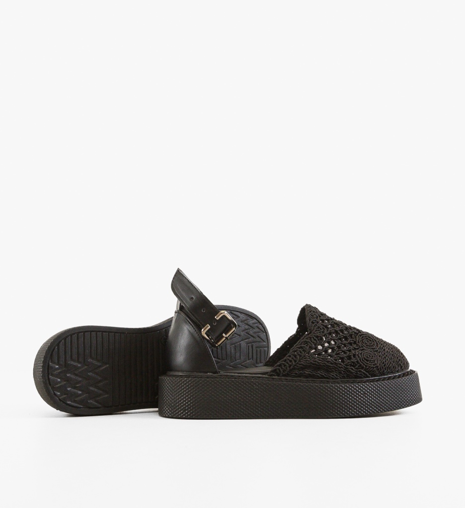 Pantofi Casual Rauros Negri - 2 | YEO