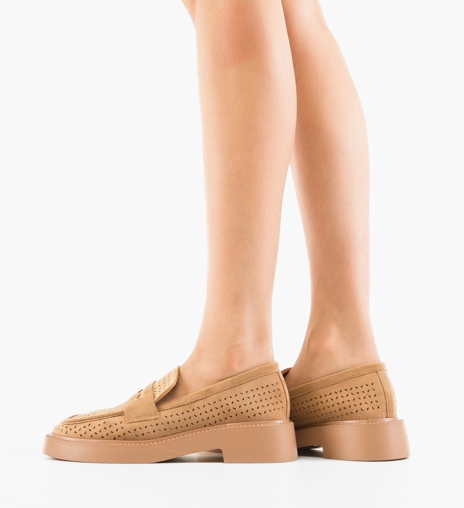 Pantofi Casual Rehid Khaki - 1 | YEO