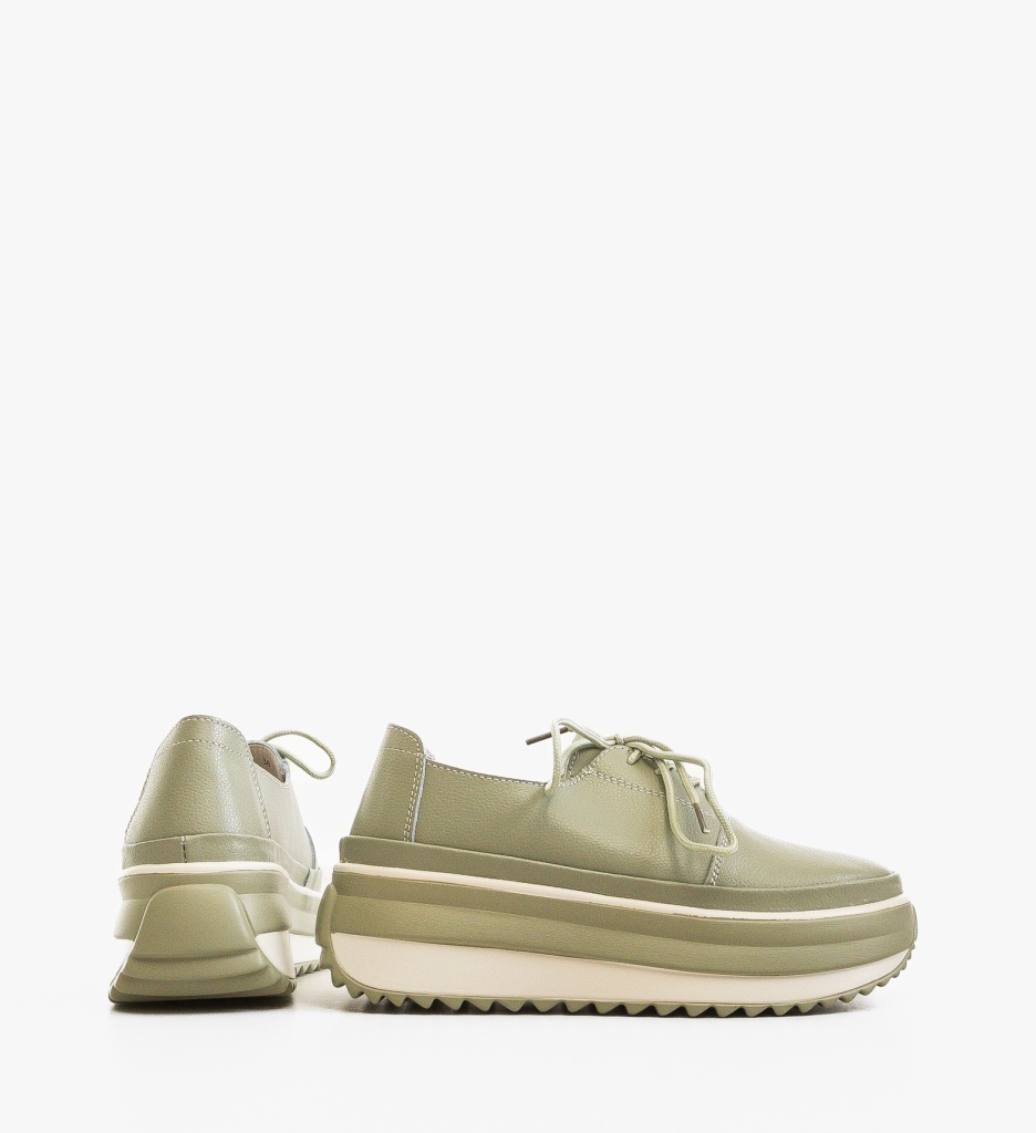 Pantofi Casual Reprale Verzi - 3 | YEO