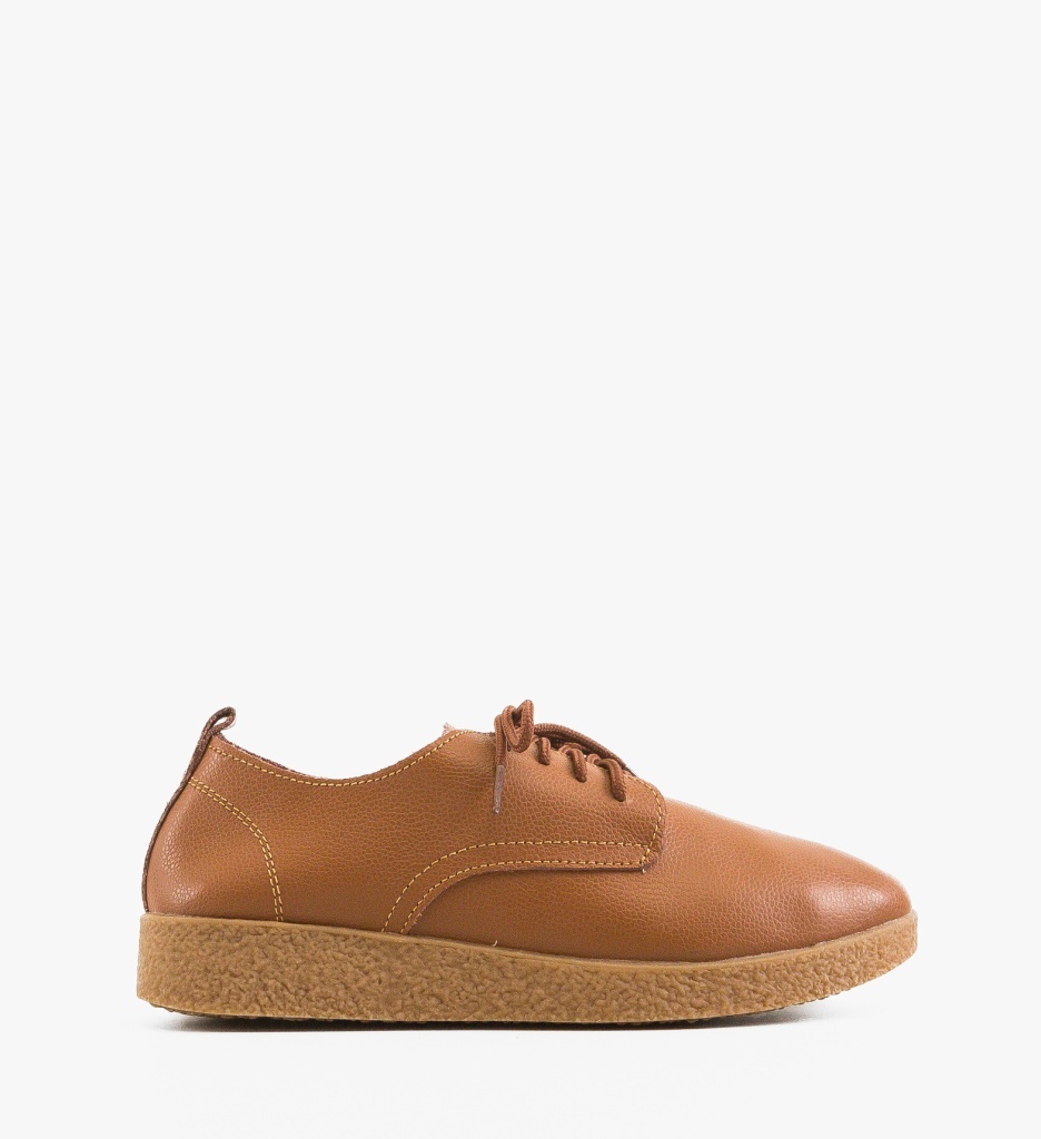 Pantofi Casual Sindre Camel - 5 | YEO