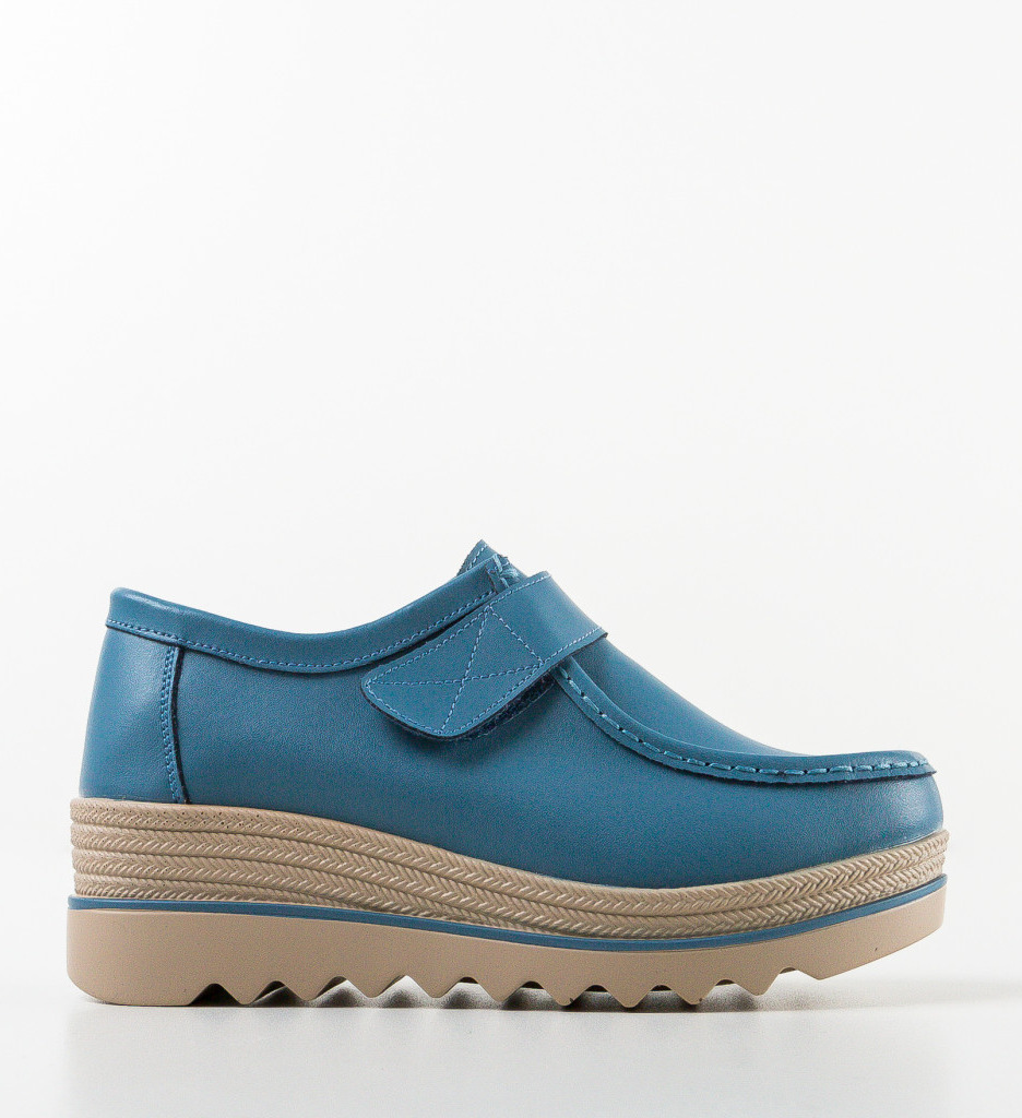 Pantofi Casual Straif Albastri - 4 | YEO