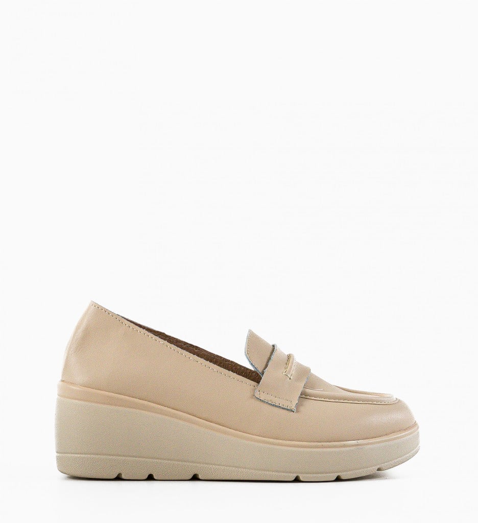 Pantofi Casual Teyana Bej - 3 | YEO