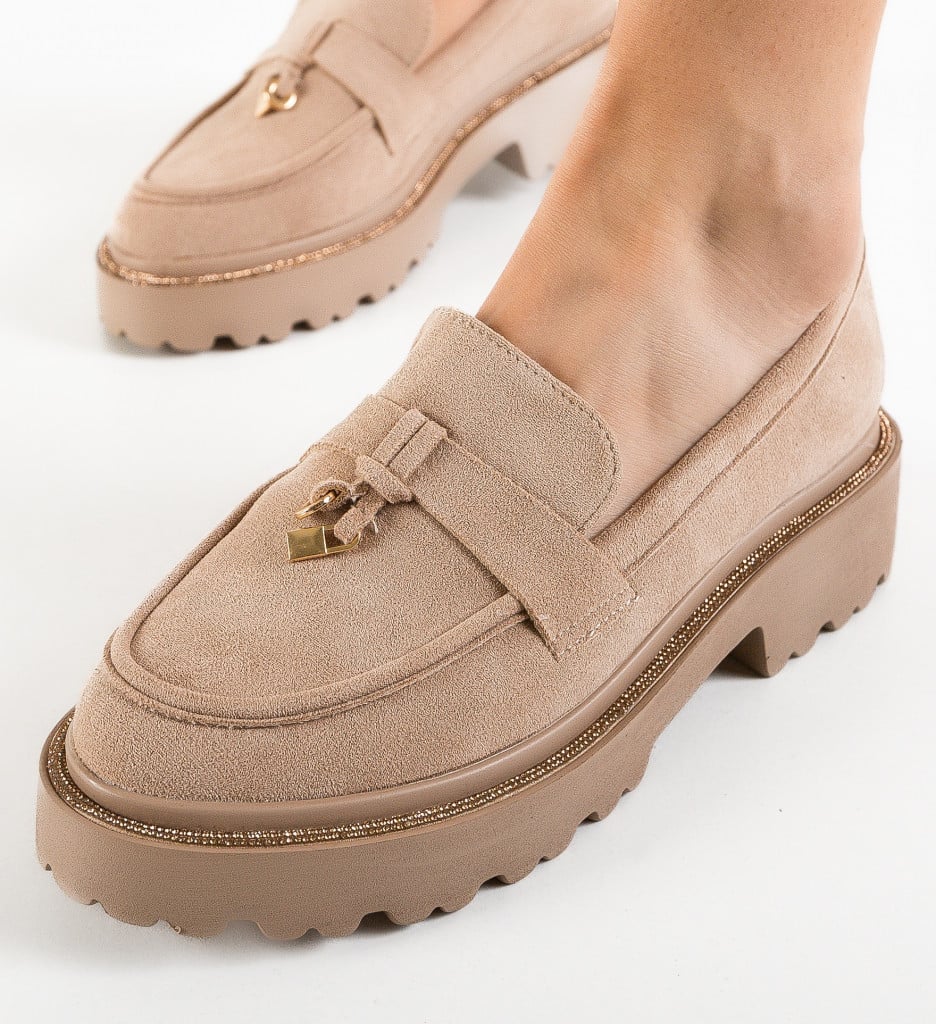 Pantofi Casual Vijaya Khaki - 2 | YEO