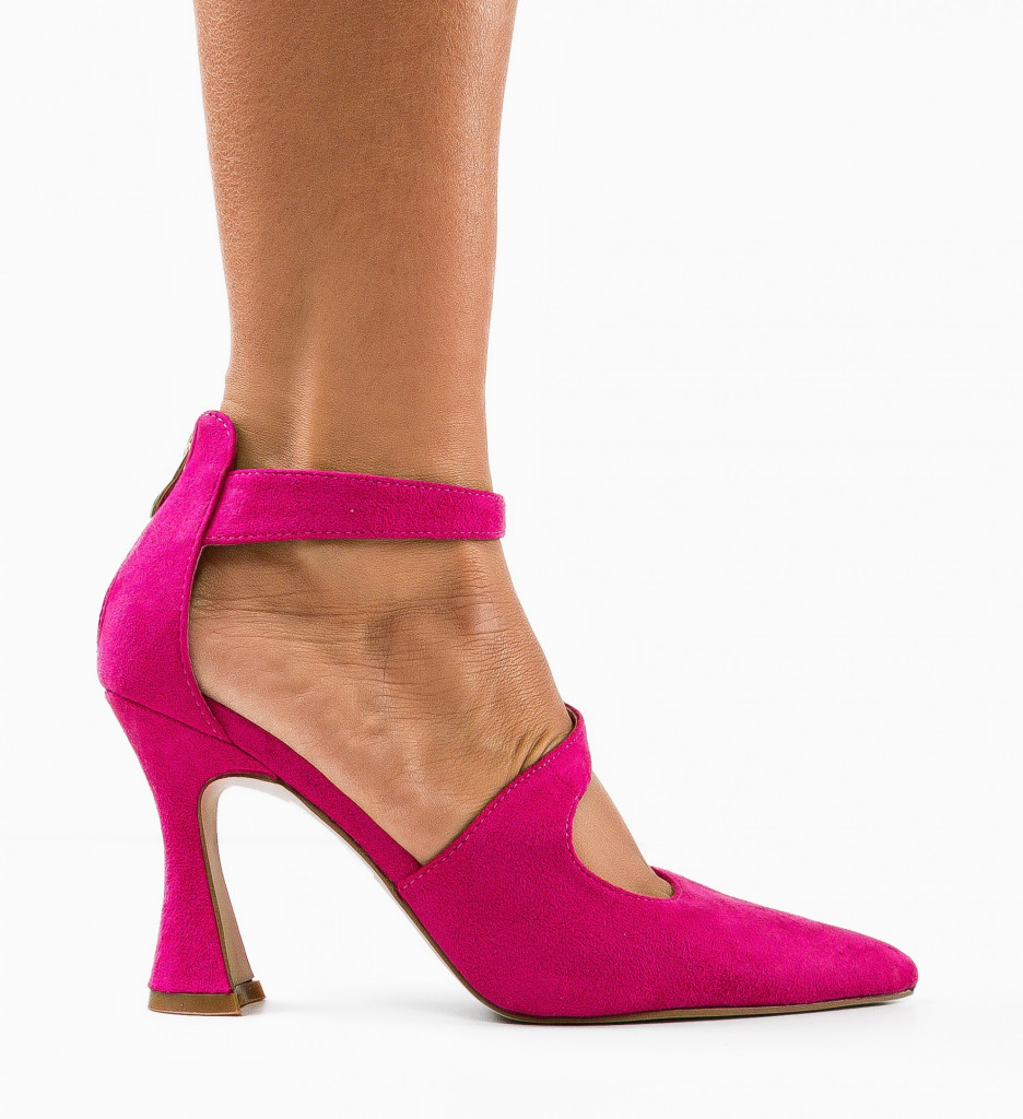 Pantofi dama Abdur Fuchsia - 5 | YEO