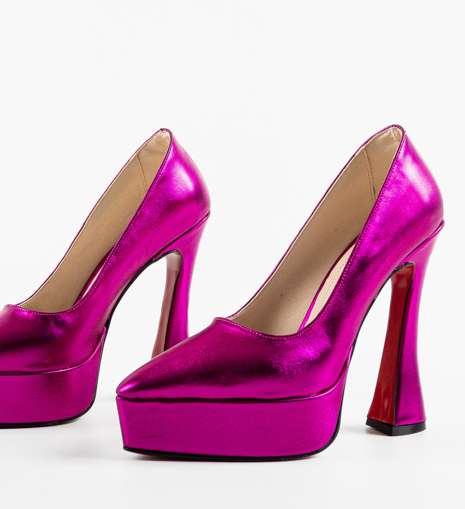 Pantofi dama Alesandro Fuchsia - 4 | YEO