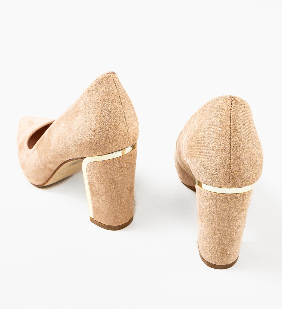 Pantofi dama Ayers Bej - 5 | YEO