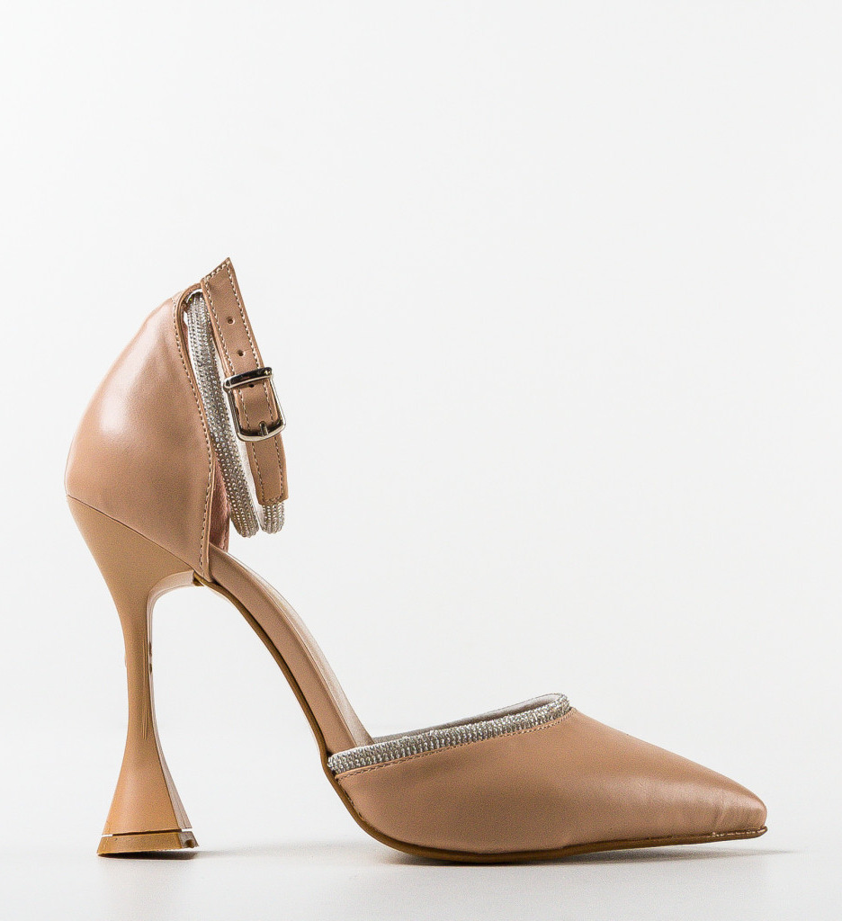 Pantofi dama Bark Nude - 4 | YEO