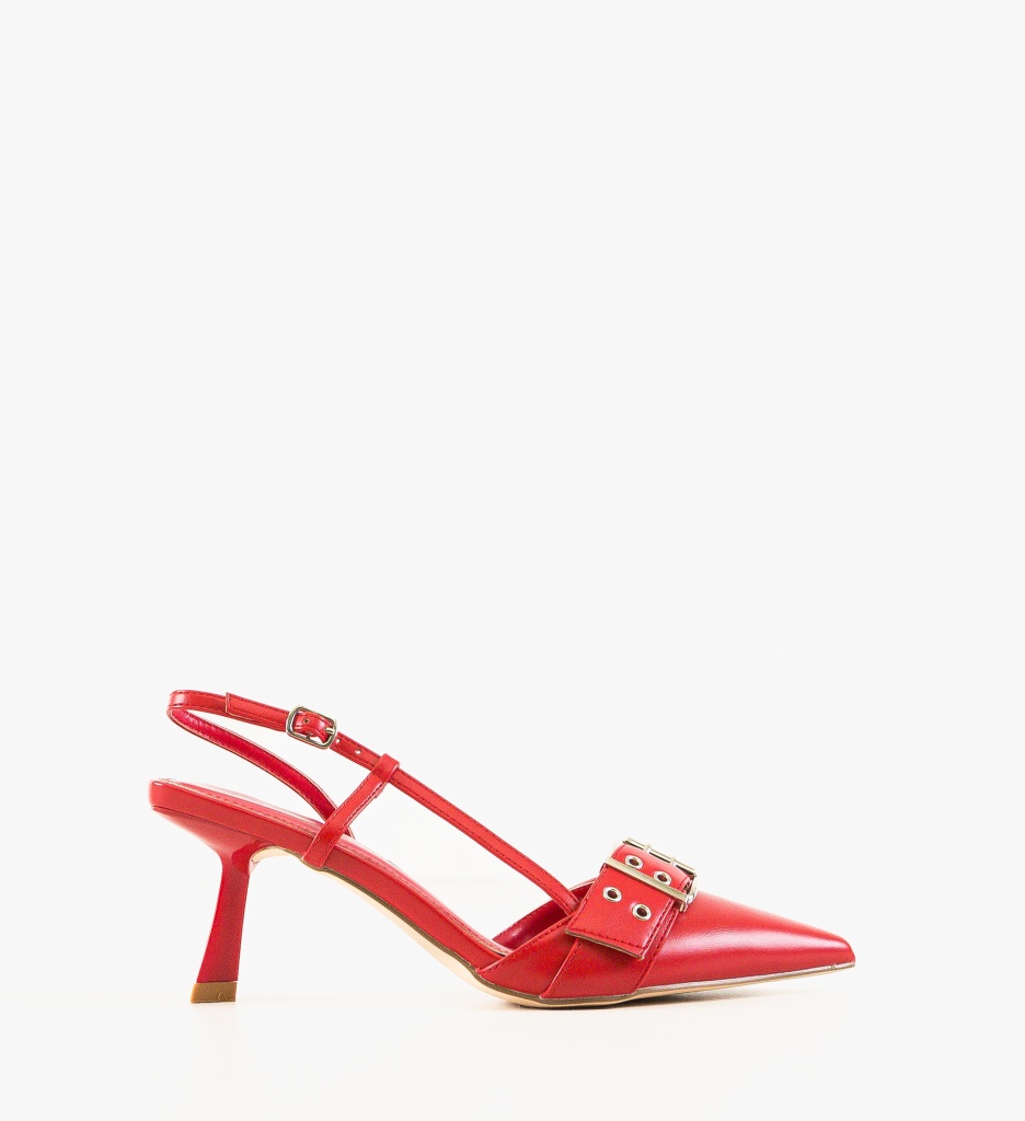 Pantofi dama Chuks Rosii - 5 | YEO