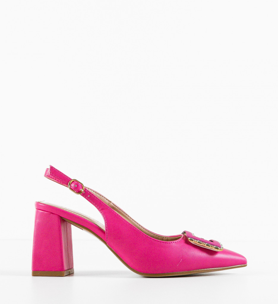 Pantofi dama Gentalya Fuchsia - 3 | YEO