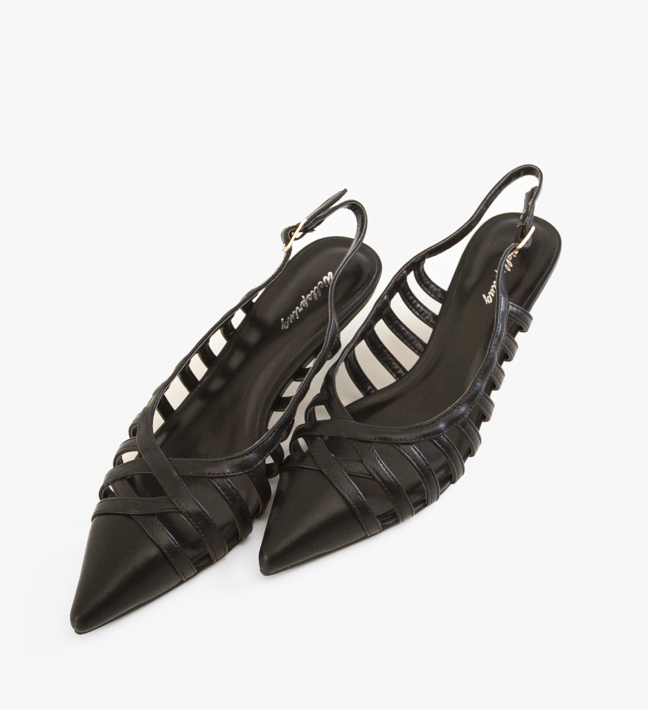 Pantofi dama Glass Negri - 4 | YEO