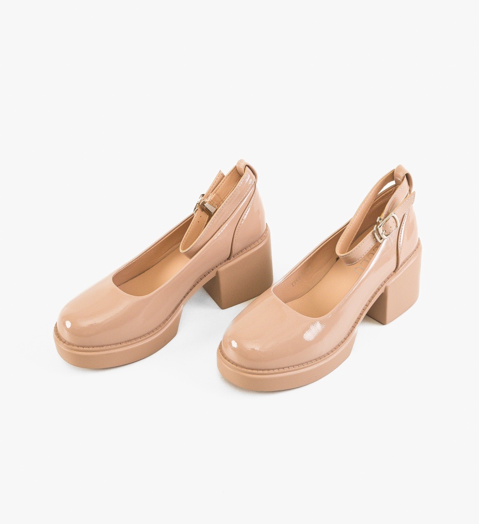 Pantofi dama Grima Bej - 5 | YEO