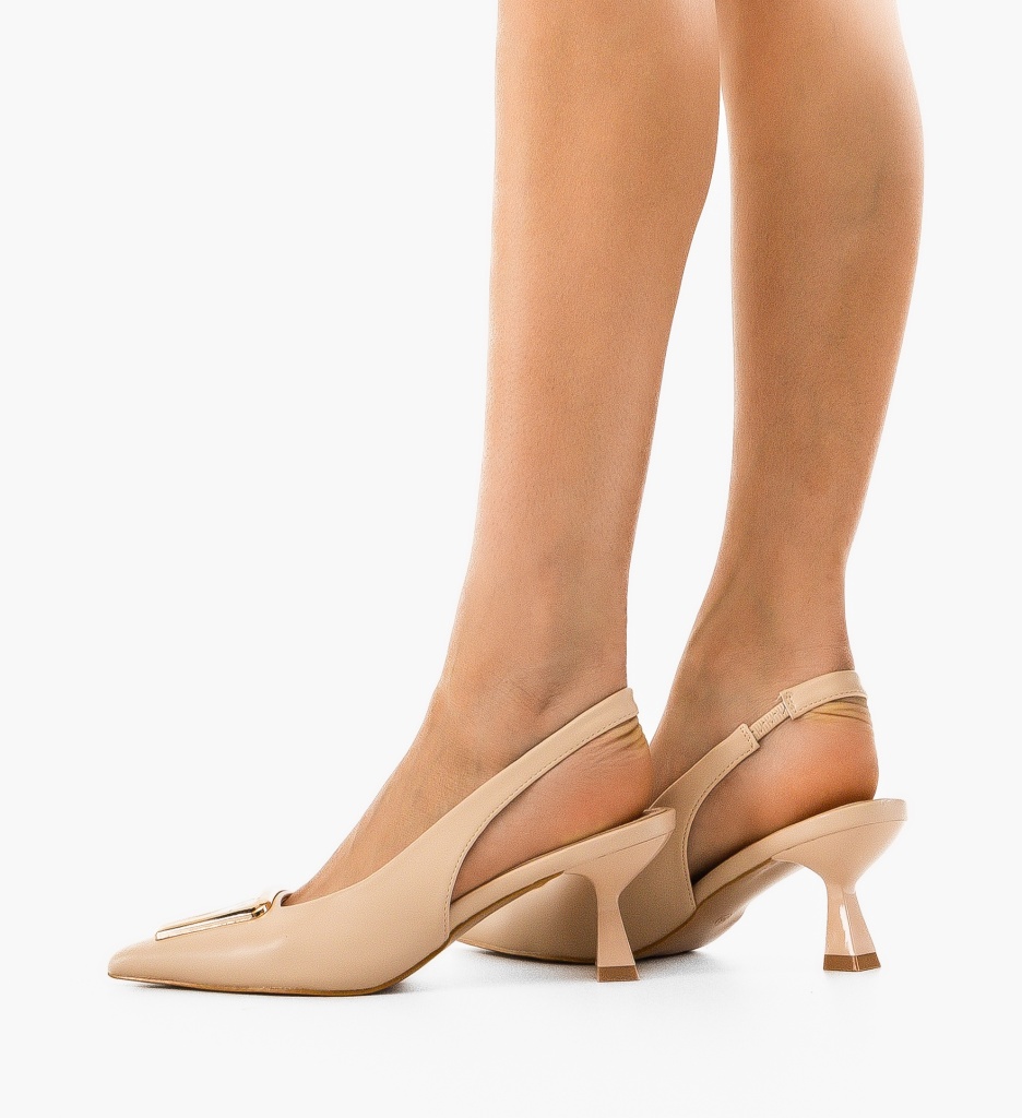 Pantofi dama Harri Nude - 2 | YEO