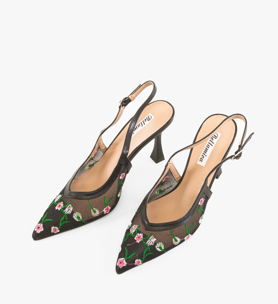 Pantofi dama Horn Negri - 3 | YEO