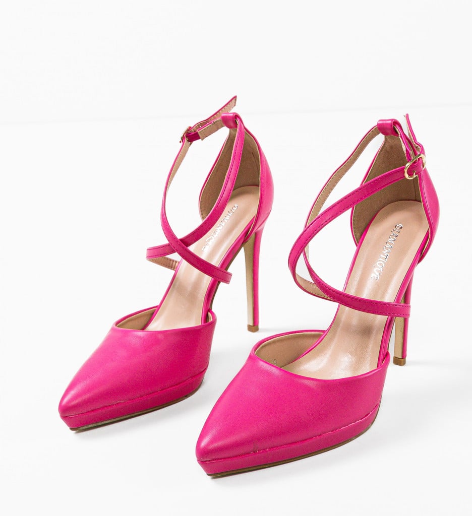 Pantofi dama Horne Fuchsia - 5 | YEO