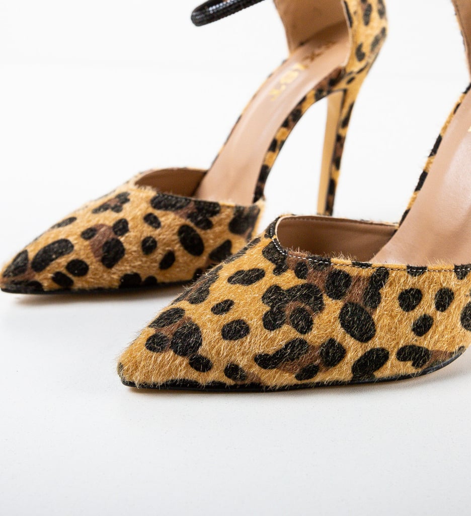 Pantofi dama Katalin Leopard - 5 | YEO