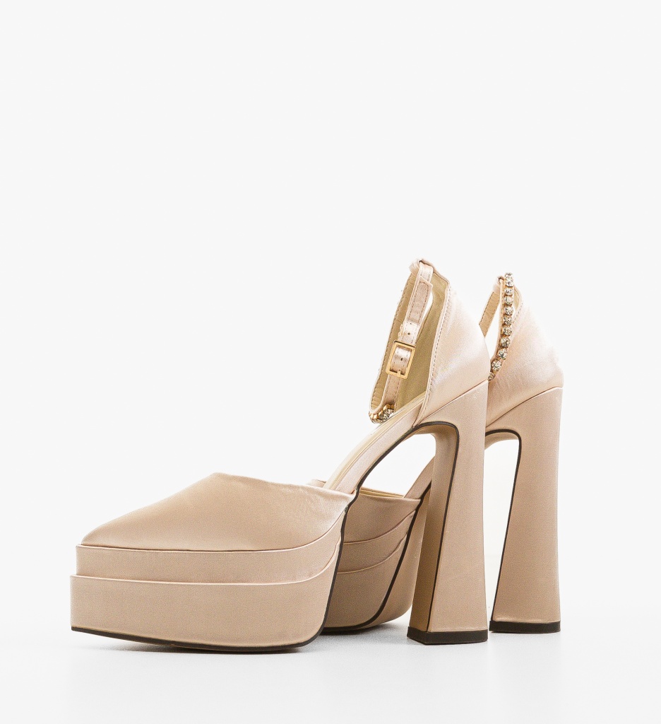 Pantofi dama Lotruc Bej - 2 | YEO