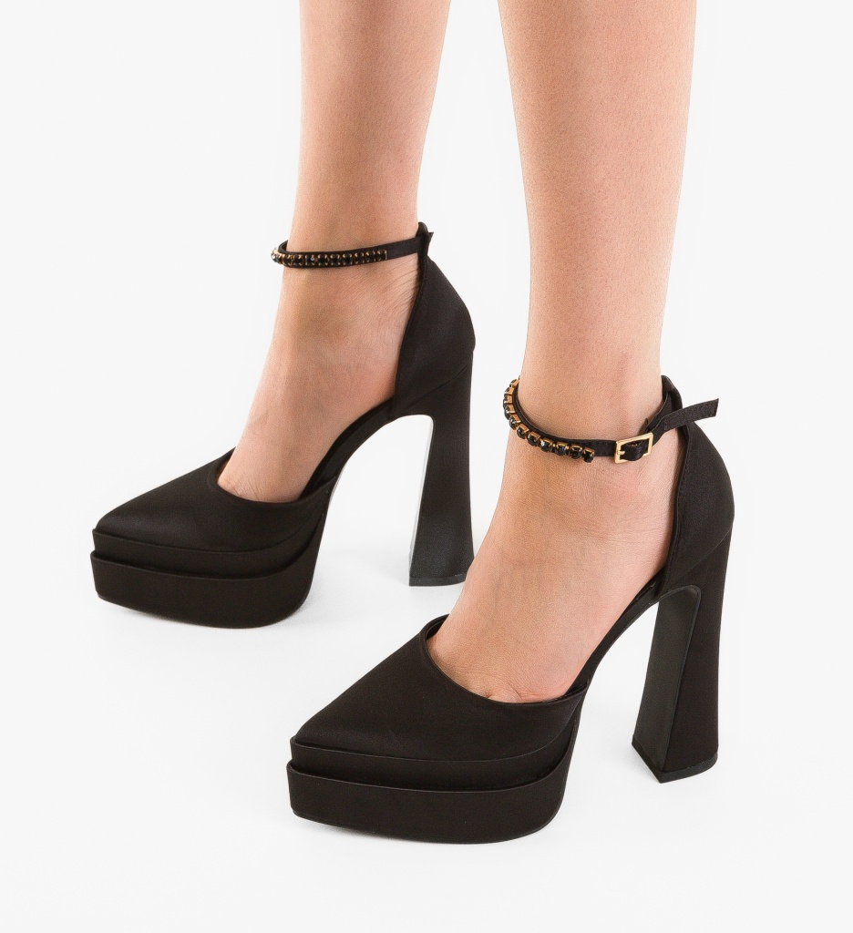 Pantofi dama Lotruc Negri - 1 | YEO