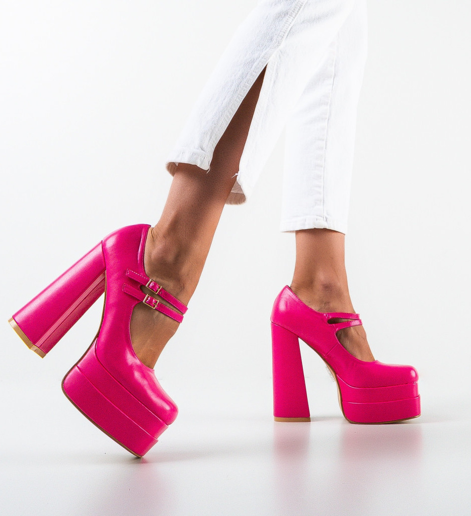 Pantofi dama Maysa Fuchsia - 2 | YEO