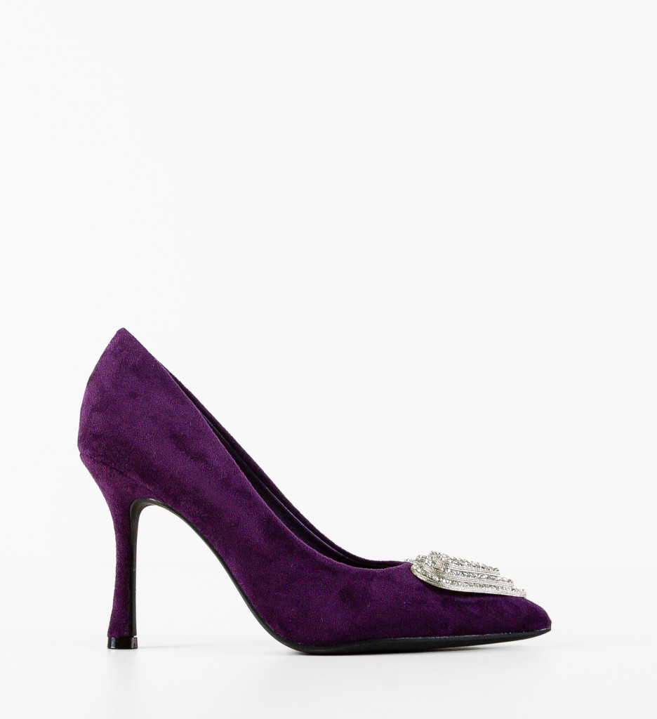 Pantofi dama Oise Mov - 3 | YEO