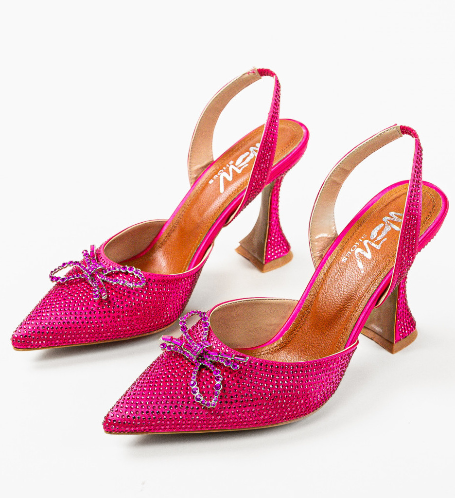 Pantofi dama Partyun Fuchsia - 5 | YEO