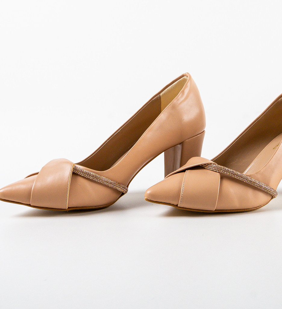 Pantofi dama Urama Nude - 5 | YEO