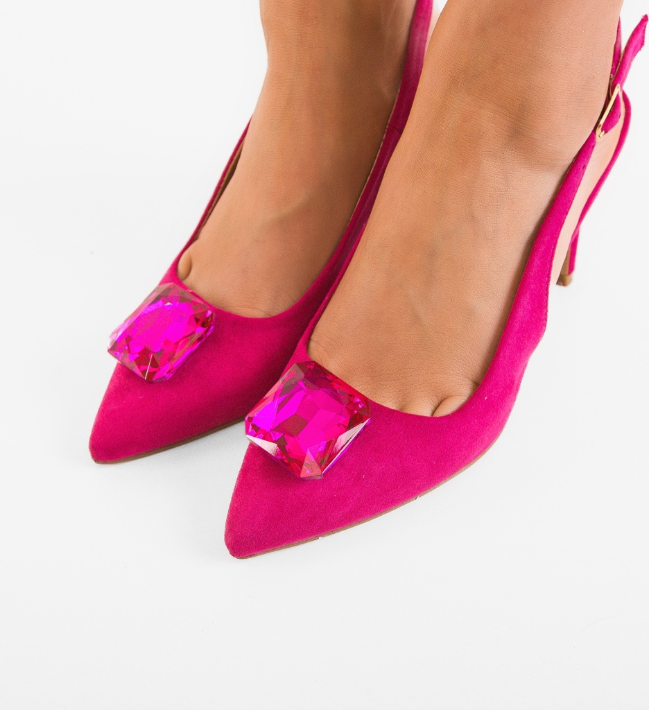 Pantofi dama Vyhag Fuchsia - 3 | YEO