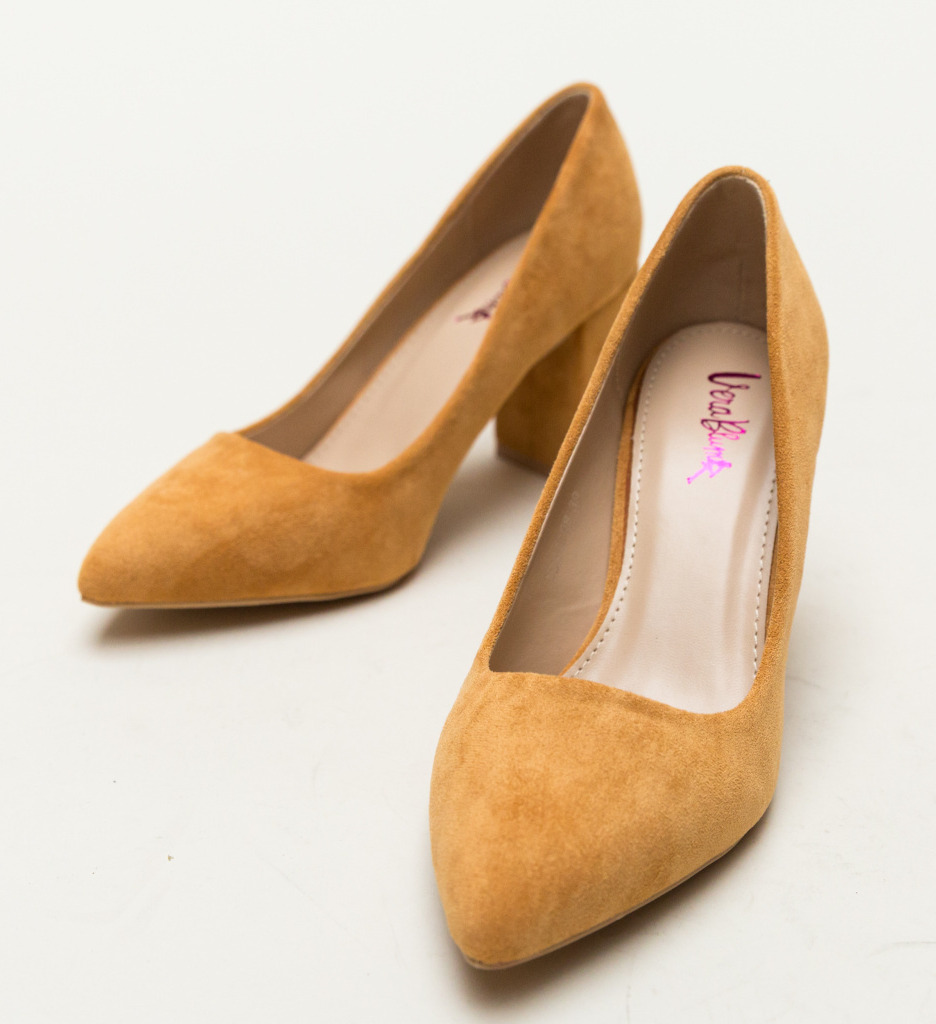 Pantofi Faulker Camel - 4 | YEO