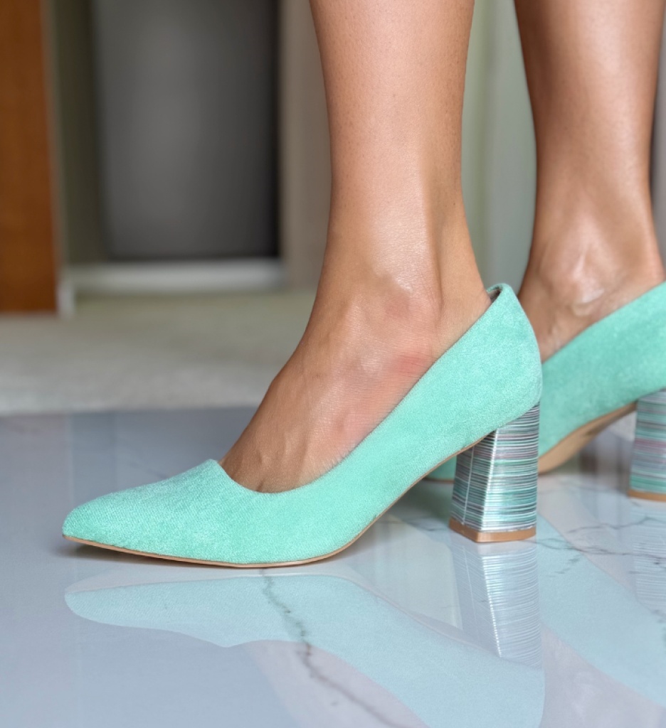 Pantofi Ferne Turcoaz