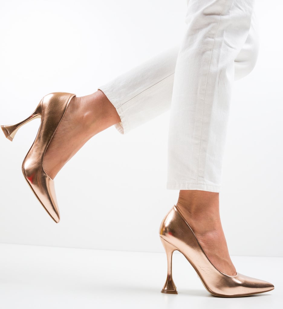 Pantofi Lena Bronz - 3 | YEO