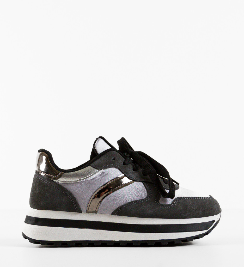 Pantofi Sport Agnes Gri - 4 | YEO