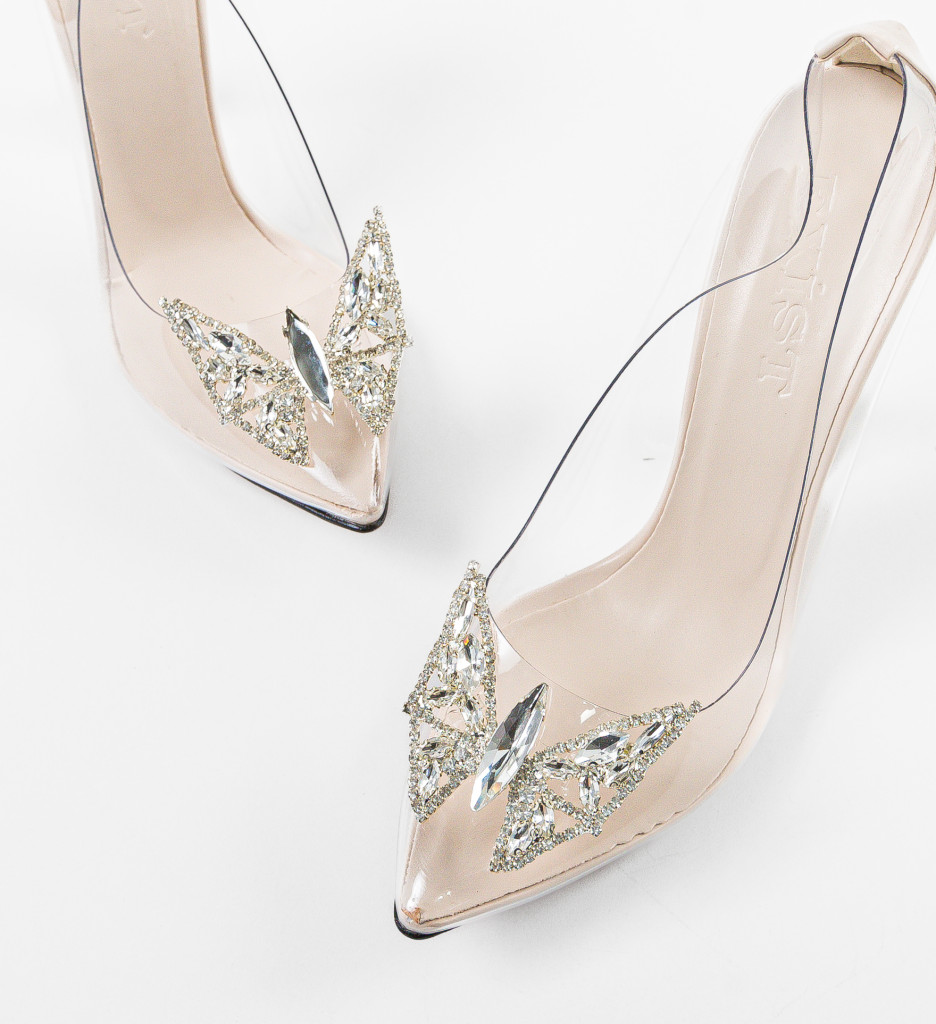 Pantofi Steliz Bej - 5 | YEO
