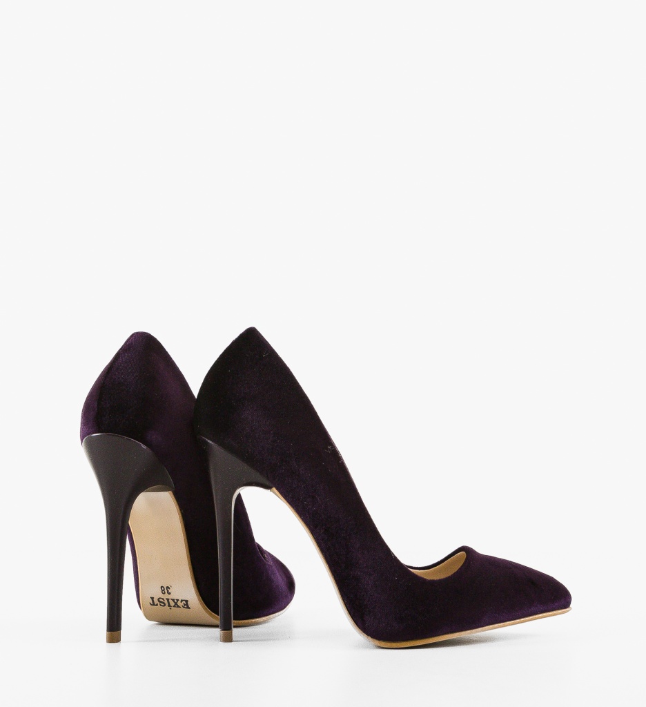 Pantofi stiletto dama Hahn Mov