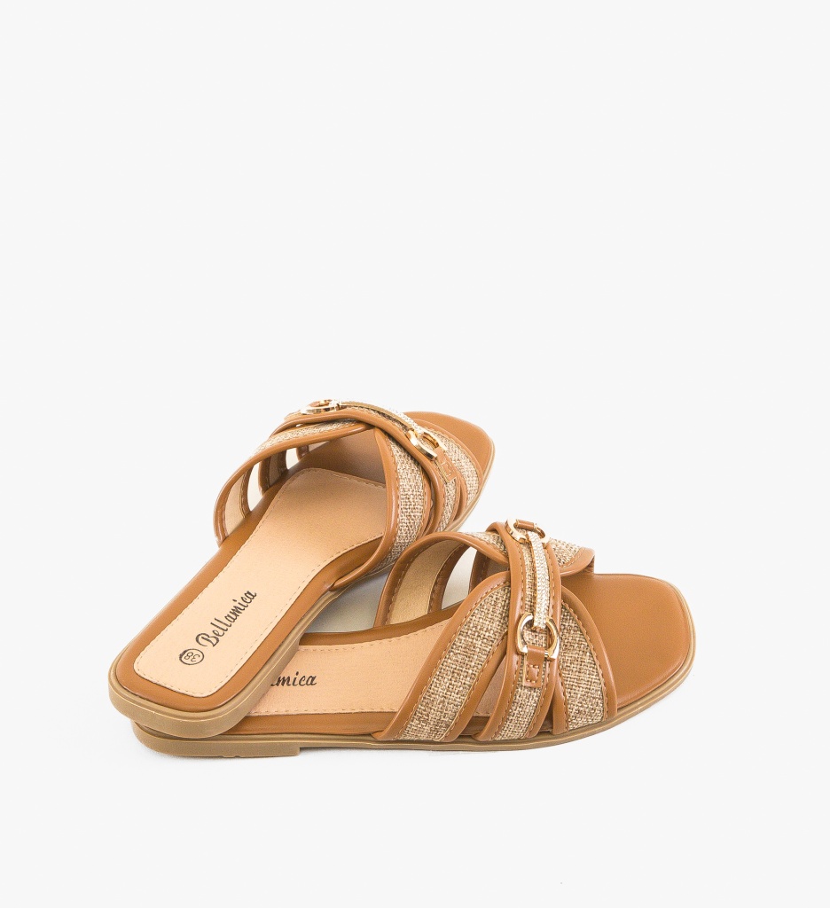 Papuci dama Gibson Camel - 3 | YEO